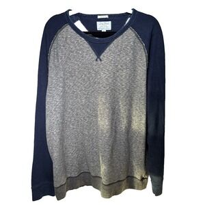 Lucky Brand California softest knitwear Mens baseball style shirt XL 100% Cotton